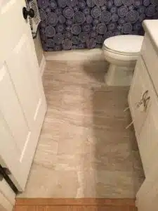 Replacing Floor Tile in a Tallahassee Master and Hall Bath 5 Hall Bath Tile