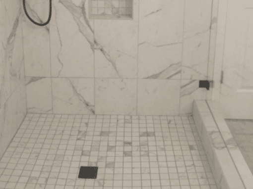 Installing a Marble Walk In Shower for a Tallahassee Remodel- $21,000