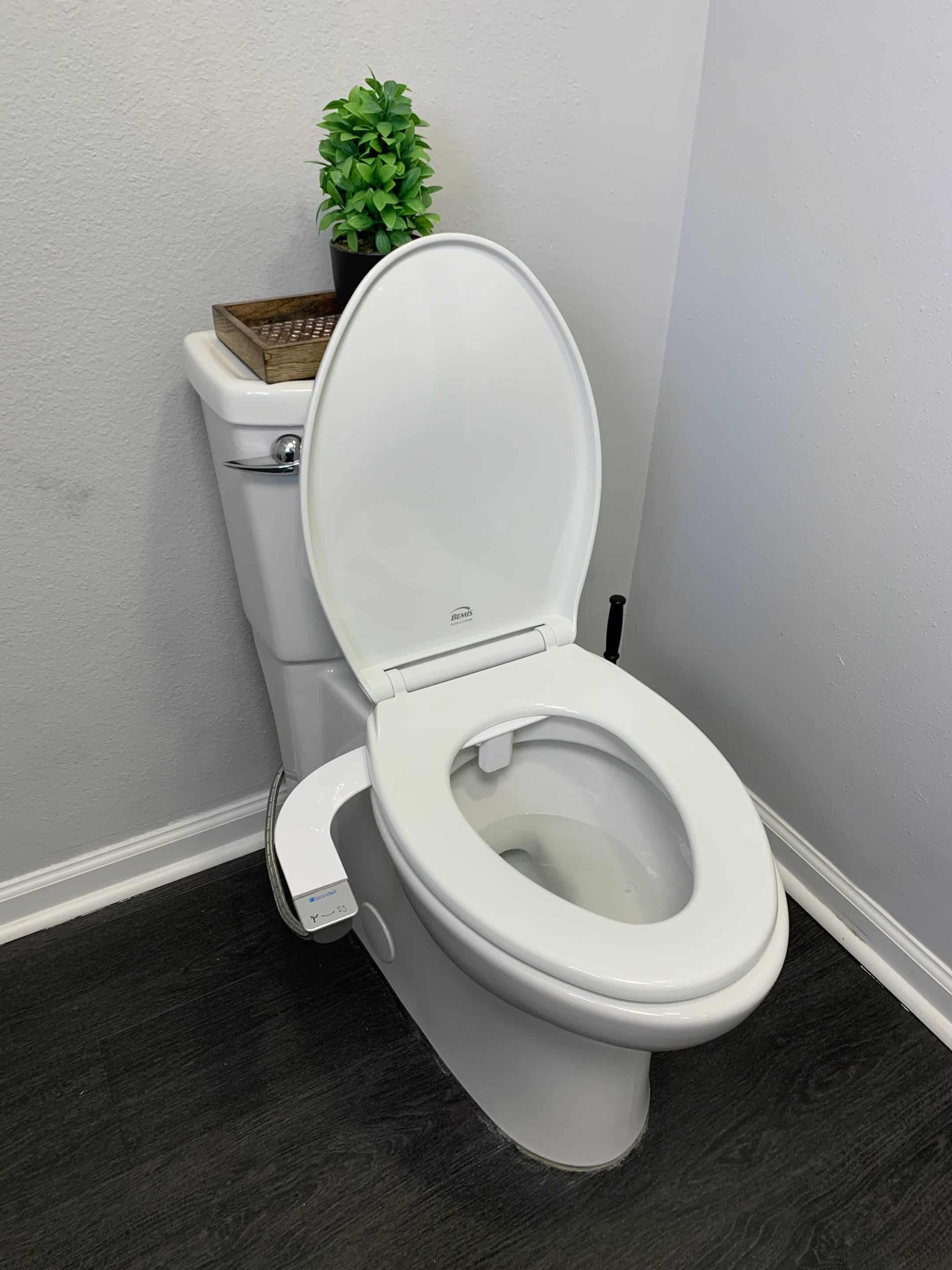 The Bidet Toilet Seat Attachment in the McManus Kitchen and Bath Showroom